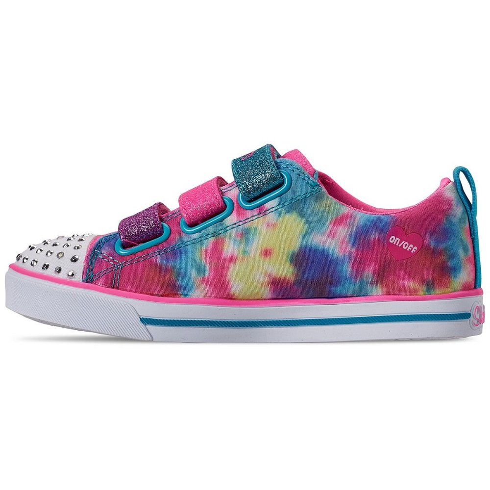 Skechers winkle Toes Rainbow Brights Casual Sneake - Picture 6 of 13